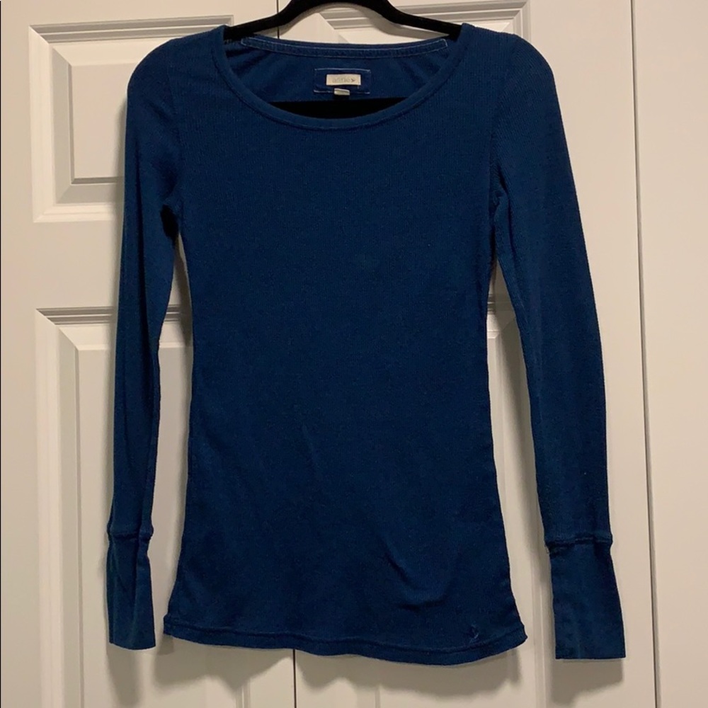 Aerie Long Sleeve T-Shirt - Navy